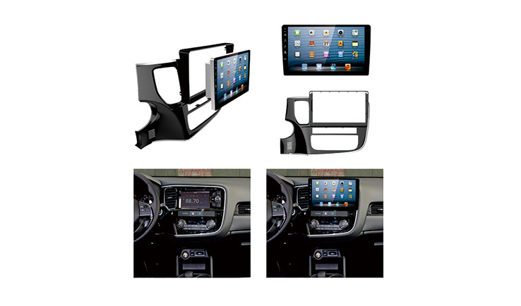 Facial Panel Mitsubishi Outlander 2017 +(10.1 inch)