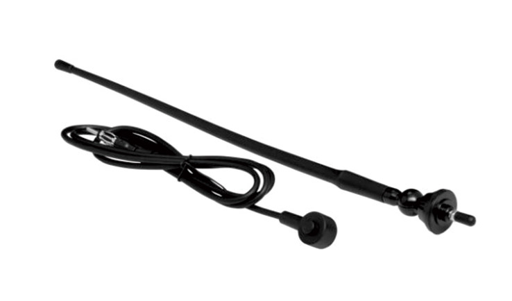 Marine Audio Marine Rubber Boat Yacht Outdoor AM/FM Radio Antenna(Black)