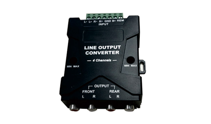High-Low Converter 4 Channels line Output Converter