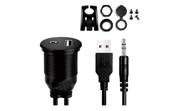 Car USB Charger & Adapter UNIVERSAL Single USB+AUX