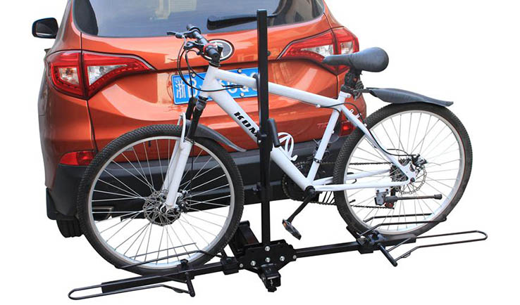 Car Roof Luggage Rack of Hitch mount 2 bikes rack/carrier