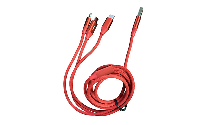 Date Charging Cable 3-in-1 cable date transmit and charging cable braided