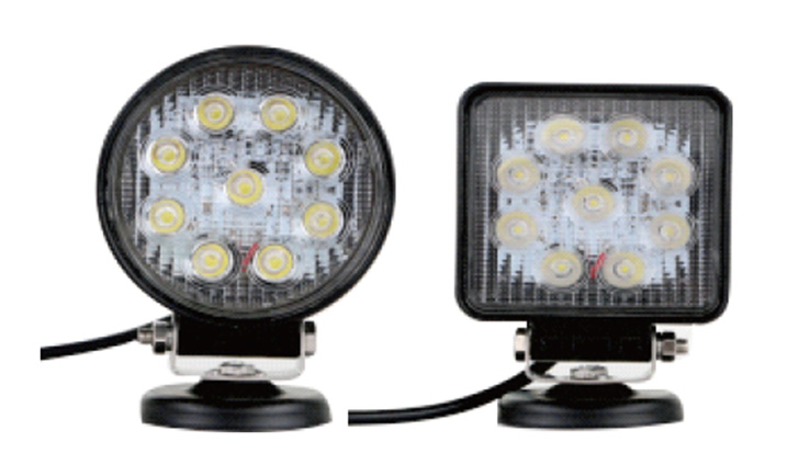 LED Work Light 27W/9pcs*3w Cree